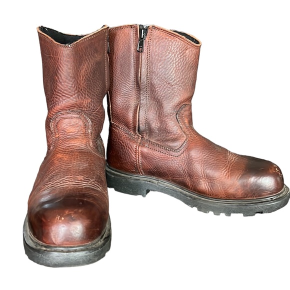 iron age Other - IRON AGE 10 INCH WELLINGTON WITH ZIPPER COMPOSITE TOE BROWN